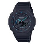 Casio G-Shock Dual Time Chronograph Black Resin Strap GA-2100-1A2ER