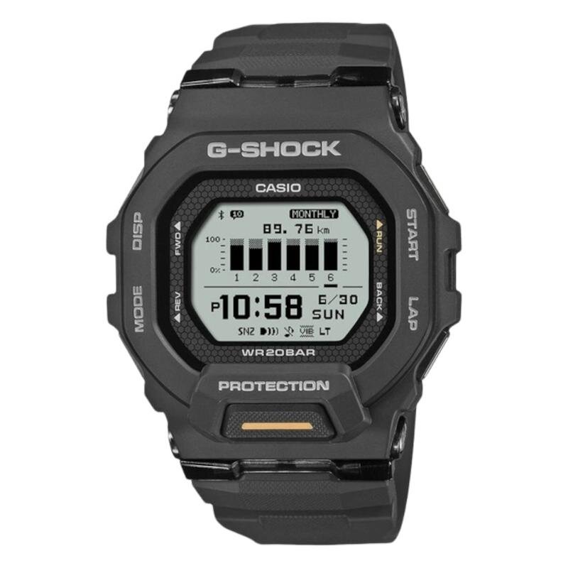 Casio G-Shock Bluetooth Black Resin Strap GBD-200-1A1ER Casio G-Shock Bluetooth Black Resin Strap GBD-200-1A1ER
