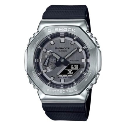 Casio G-Shock Dual Time Chronograph Black Resin Strap GM-2100-1AER