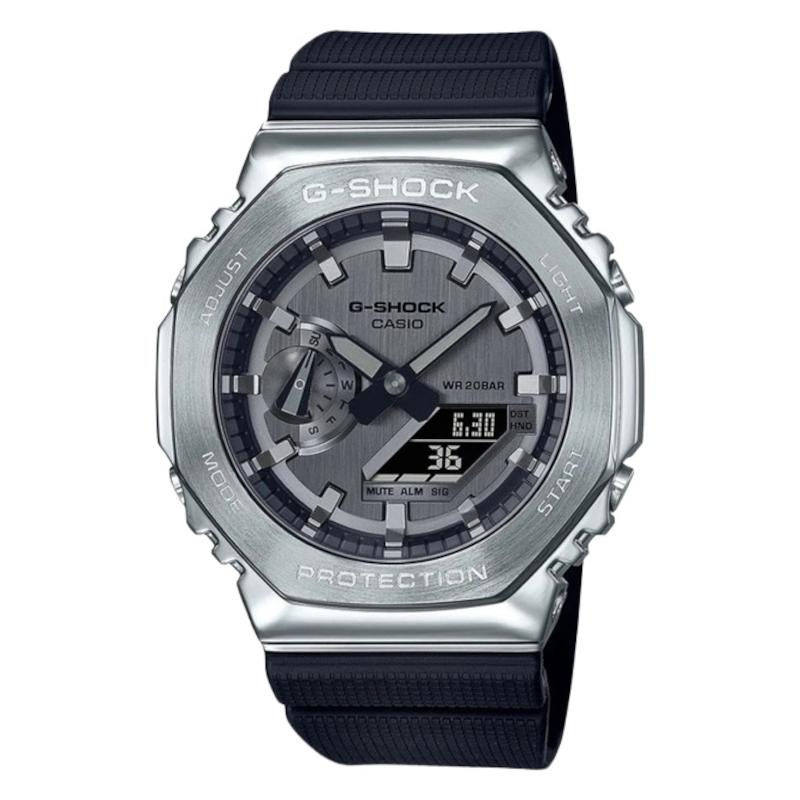 Casio G-Shock Dual Time Chronograph Black Resin Strap GM-2100-1AER