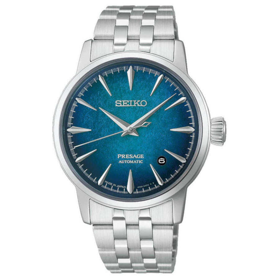 Seiko Presage Cocktail Time Automatic Silver Stainless Steel Bracelet HCB001J1