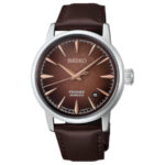 Seiko Presage Automatic Cocktail Time Brown Leather Strap HCB003J1