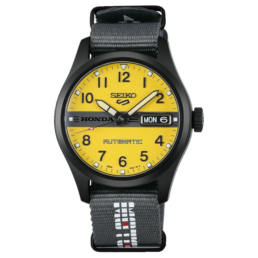 Seiko 5 Sports Field Honda Motocompo Automatic Limited Edition Grey Textile Strap HDB010K1