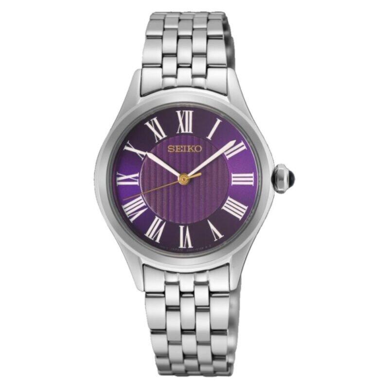 Seiko Conceptual Edo purple 145th Anniversary Limited Edition Silver Stainless Steel Bracelet HGH004P1