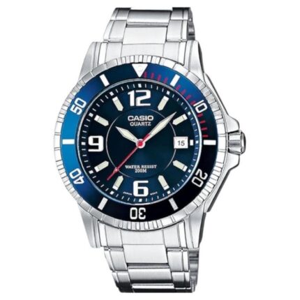 Casio Collection Silver Stainless Steel Bracelet MTD-1053D-2AV