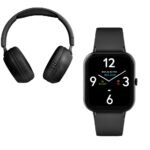 Reflex Active Nexus 100 S Black Rubber Strap Smartwatch & Headphone Set RA-100S-01-SET