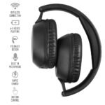 Reflex Active Nexus 100 S Black Rubber Strap Smartwatch & Headphone Set RA-100S-01-SET