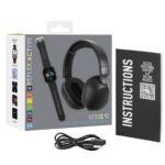 Reflex Active Nexus 100 S Black Rubber Strap Smartwatch & Headphone Set RA-100S-01-SET
