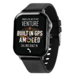 Reflex Active Venture Black Rubber Strap Smartwatch RA-400S-XL-01