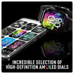 Reflex Active Venture Black Rubber Strap Smartwatch RA-400S-XL-01