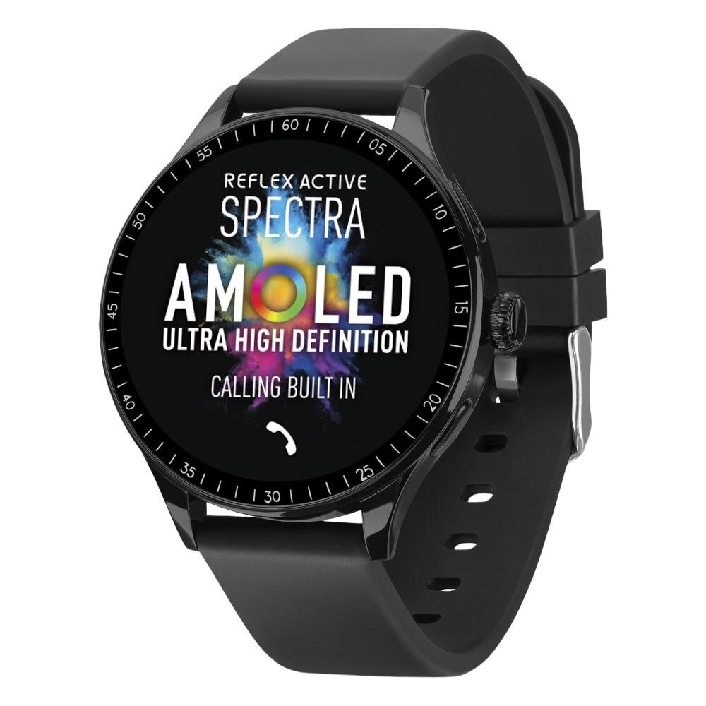 Reflex Active Spectra Black Rubber Strap Smartwatch RA-SP-300R-01 Reflex Active Spectra Black Rubber Strap Smartwatch RA-SP-300R-01