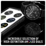 Reflex Active Spectra Black Rubber Strap Smartwatch RA-SP-300R-01