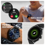 Reflex Active Spectra Black Rubber Strap Smartwatch RA-SP-300R-01