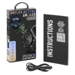 Reflex Active Spectra Black Rubber Strap Smartwatch RA-SP-300R-01