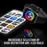 Reflex Active Series 30 Black Rubber Strap Smartwatch RA30-2186
