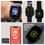 Reflex Active Series 50 Black Rubber Strap Smartwatch RA50-2223-SET