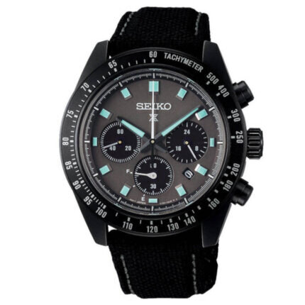 Seiko Prospex Speedtimer "Night Vision" Solar Chronograph Black Synthetic Strap SSC923P1