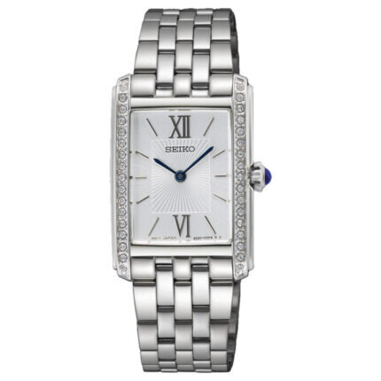 Seiko Conceptual Crystals Silver Stainless Steel Bracelet SWR091P1