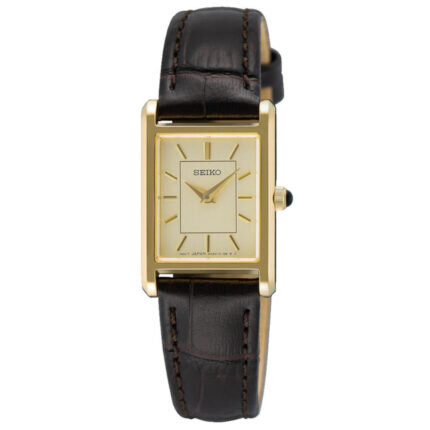 Seiko Classic Brown Leather Strap SWR110P1