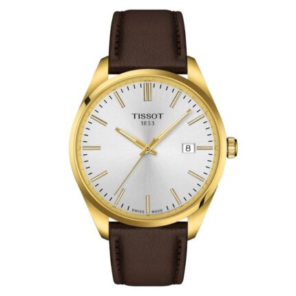 Tissot T-Classic PR 100 Brown Leather Strap T1504103639100