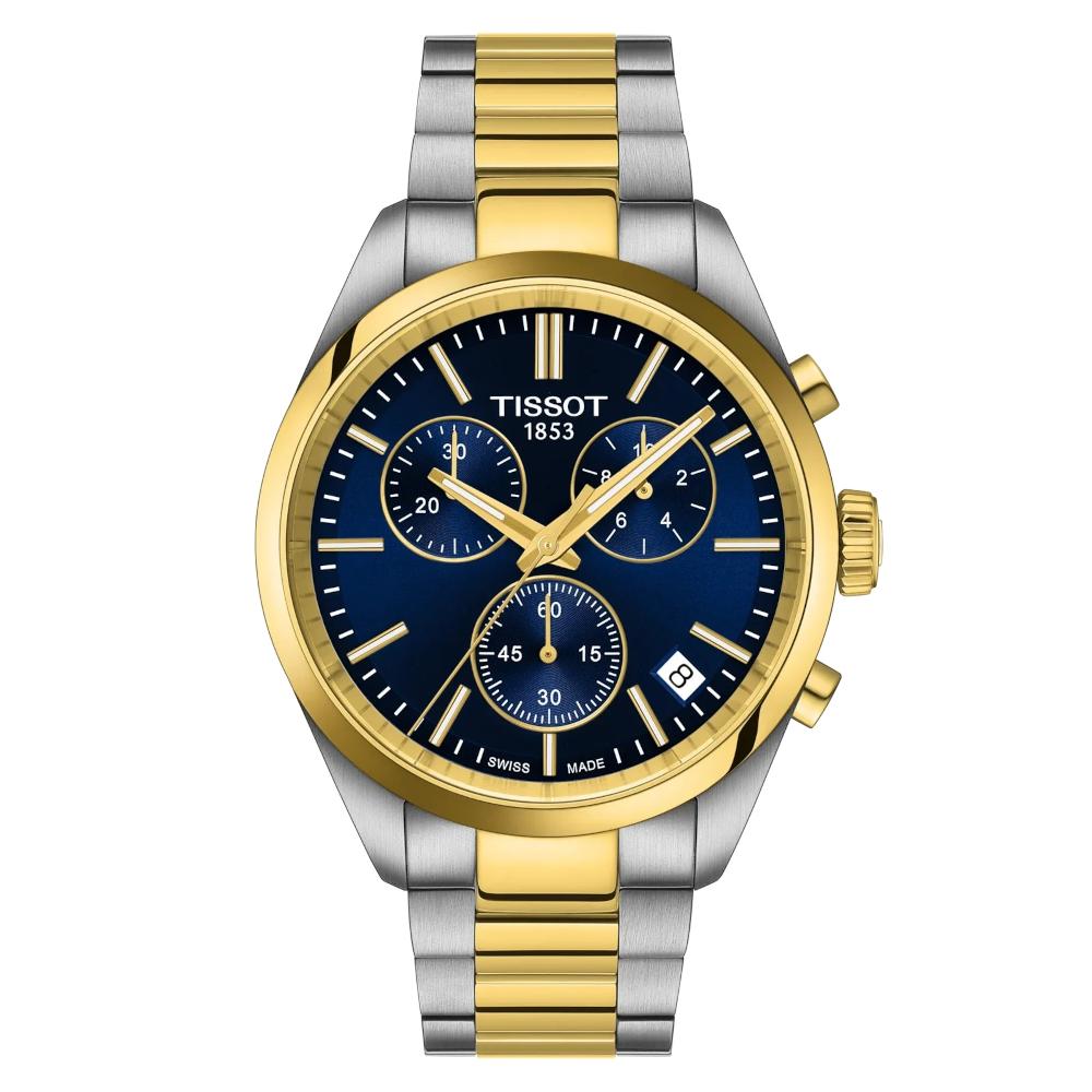 Tissot T-Classic PR 100 Two Tone Stainless Steel Bracelet Chronograph T1504172204100