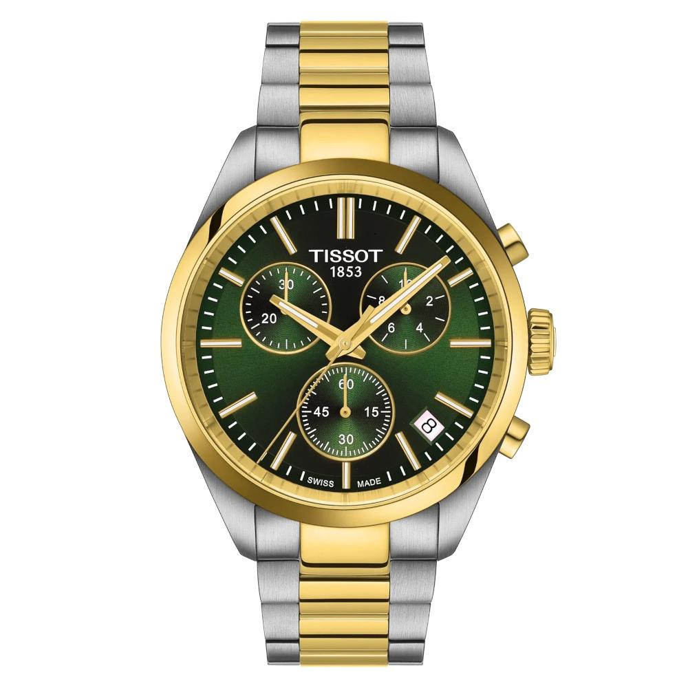 Tissot T-Classic PR 100 Two Tone Stainless Steel Bracelet Chronograph T1504172209100