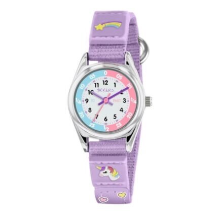 Tikkers Unicorn Purple Fabric Strap TK0148