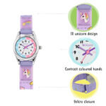 Tikkers Unicorn Purple Fabric Strap TK0148
