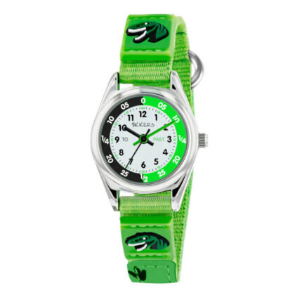 Tikkers Dinosaur Green Fabric Strap TK0149