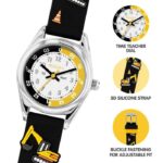 Tikkers 3D Digger Black Silicone Strap TK0213