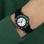 Tikkers Black Silicone Strap TK0215