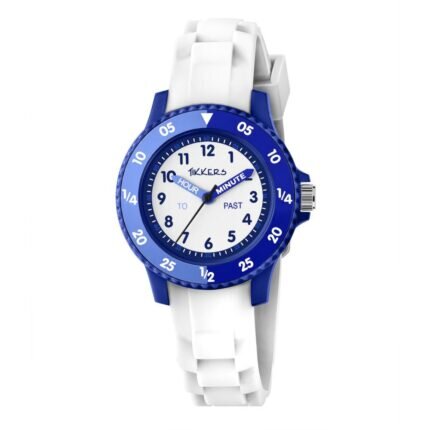 Tikkers White Silicone Strap TK0217