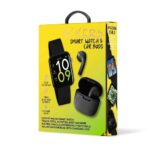 Tikkers Series 13 Black Silicone Strap Smartwatch & Earbuds Set TKS13-0032-SET